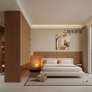 新中式二楼东卧室