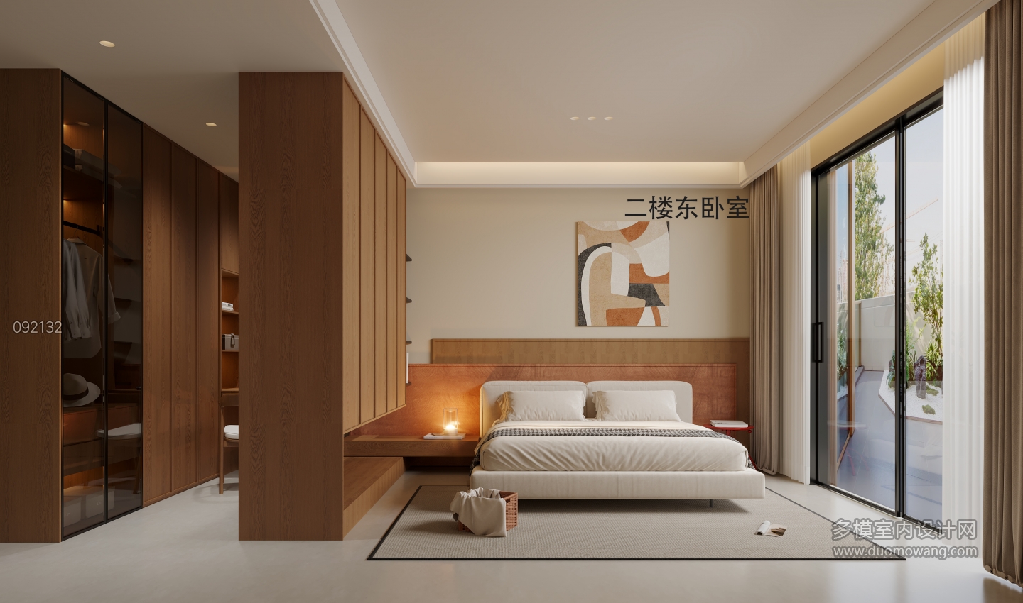 新中式二楼东卧室