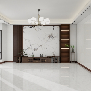 新中式客厅背景墙