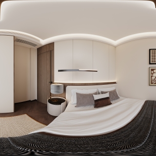 现代一楼长辈房全景