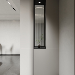 现代 黑白灰 客餐厅 单张2