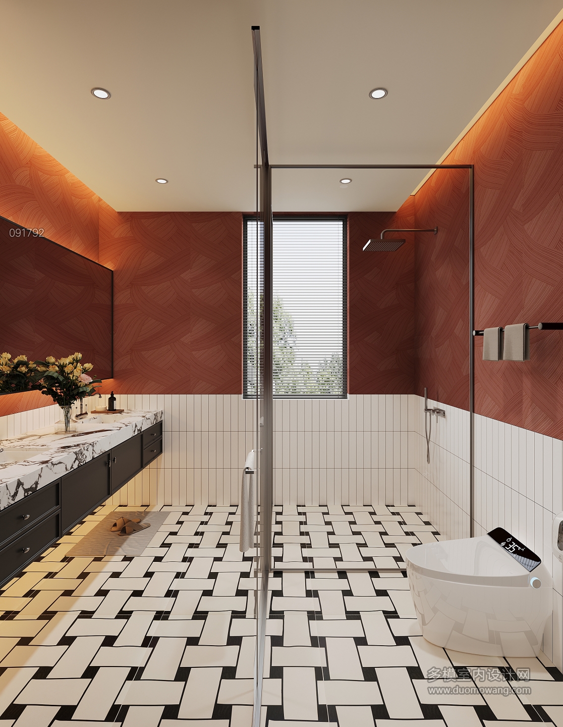 现代二楼主卫单张