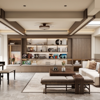 新中式夹层会客厅2