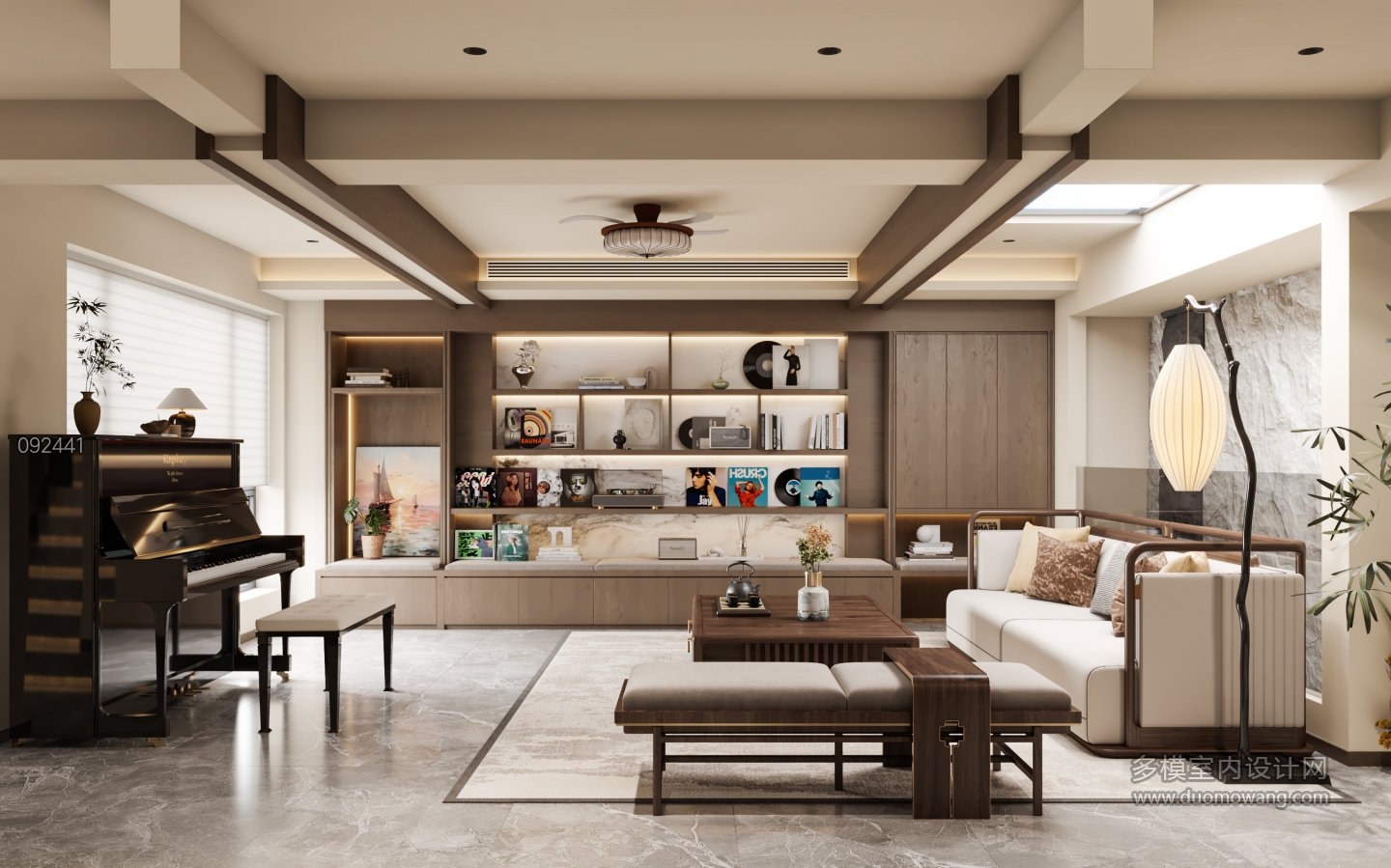 新中式夹层会客厅2