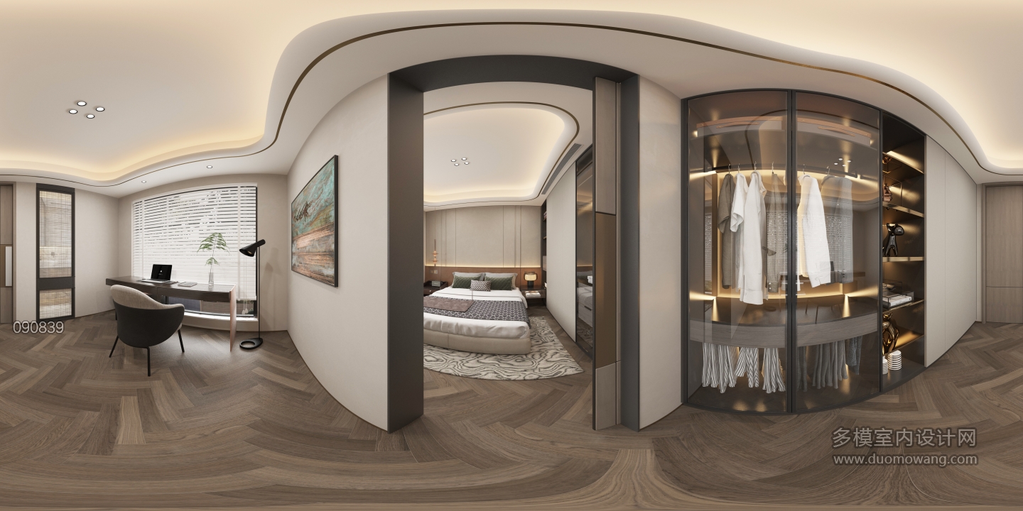 6_3轻奢男孩房全景_0000