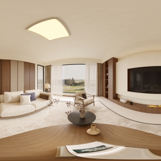 宋式美学 客餐厅 全景