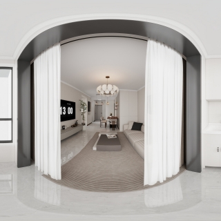 现代中古风客餐厅