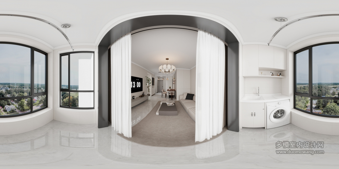 现代中古风客餐厅