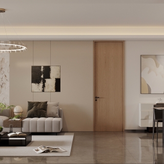 客餐厅_沙发背景