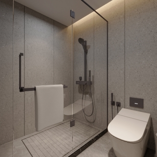 现代公寓B卫生间特写