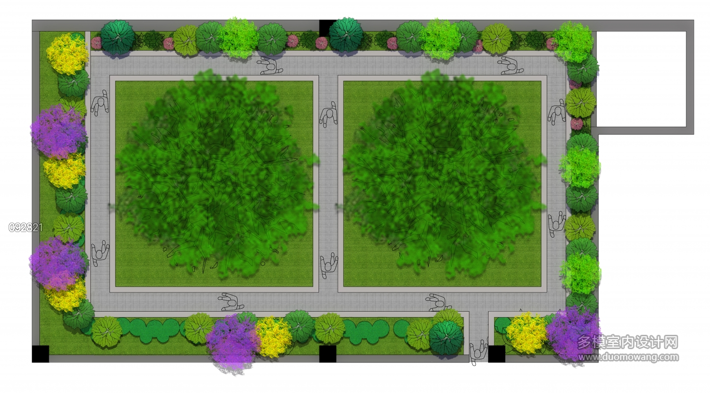 龍蔚花园平面彩屏