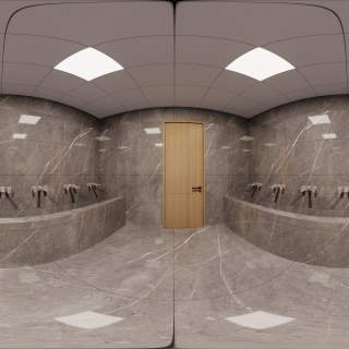 现代公共洗手台