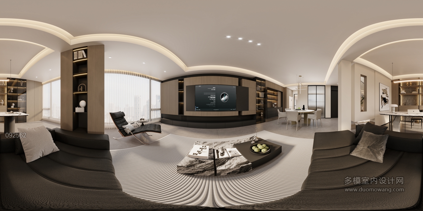 现代客餐厅-全景