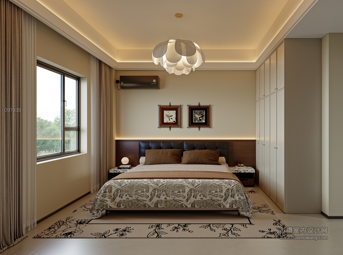 傅总自建房_二层主卧室001