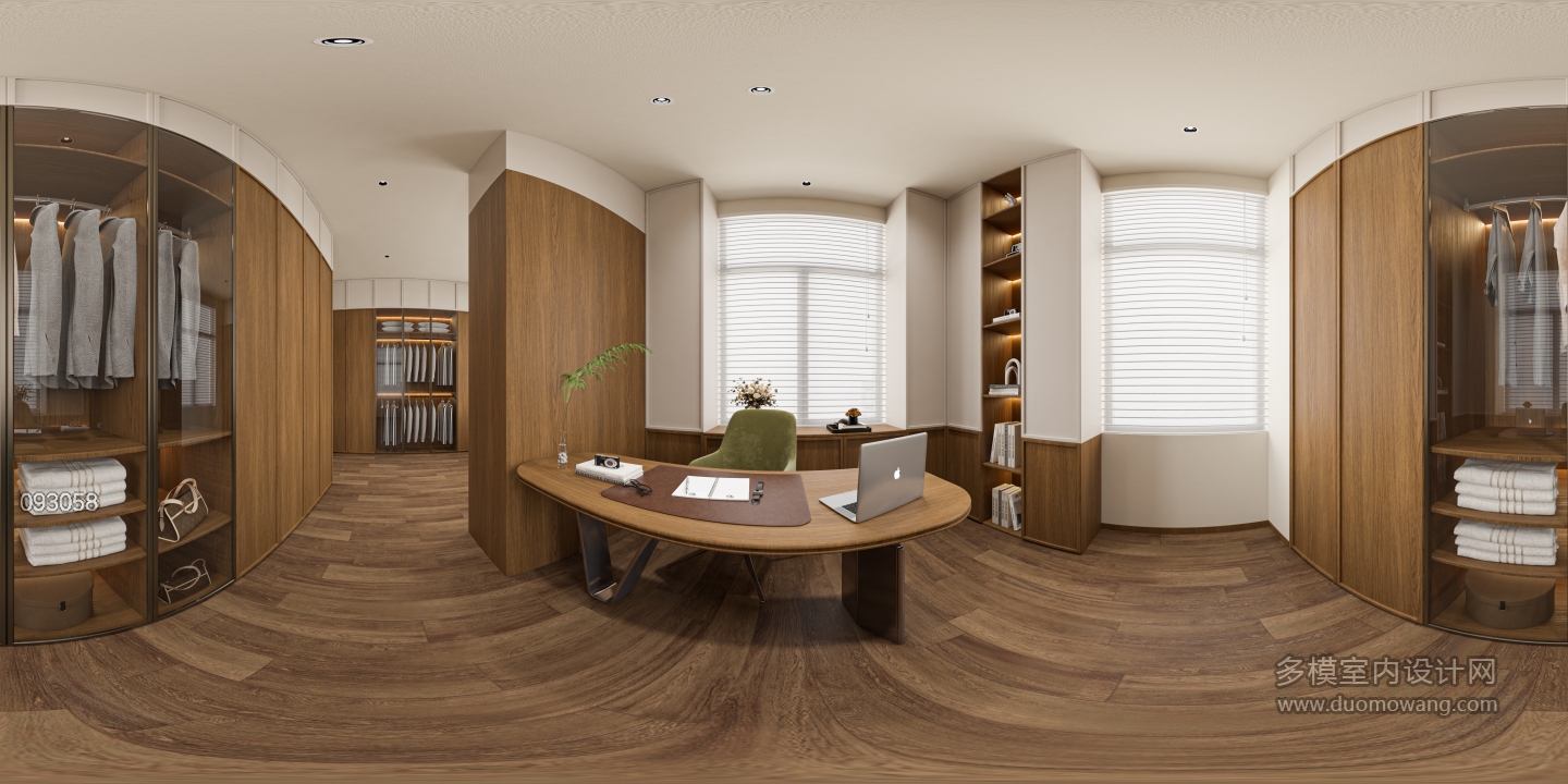 现代3 楼主卧书房 360