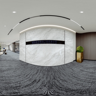 现代办公背景墙