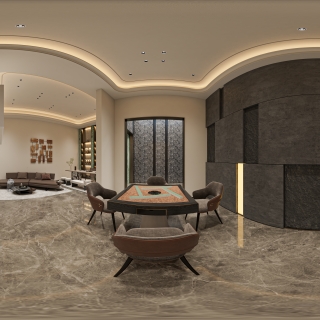 现代地下室多功能区 360