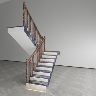 楼梯模型_-单张_互动式灯光混合