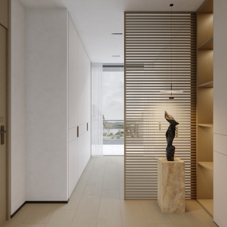 现代二楼衣帽间