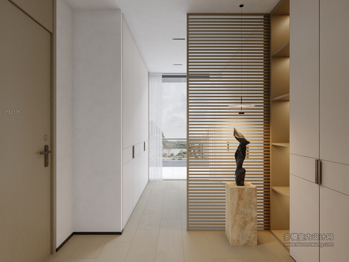 现代二楼衣帽间