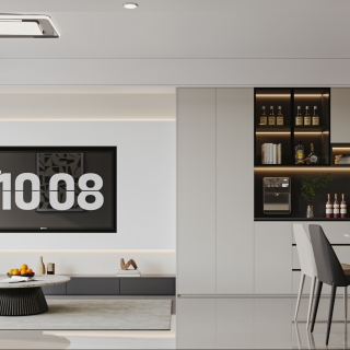 黑白灰客餐厅特写2