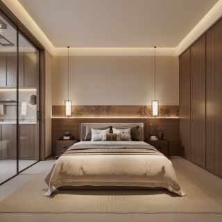 宋式中古卧室三