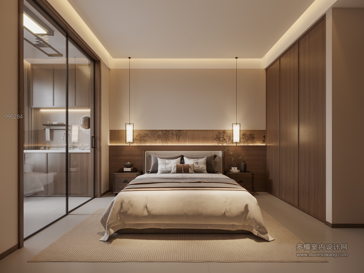 宋式中古卧室三