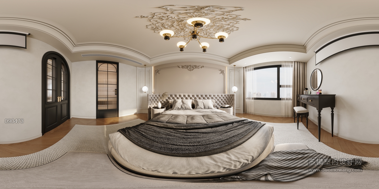 法式主卧-全景
