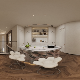 三楼楼梯间全景