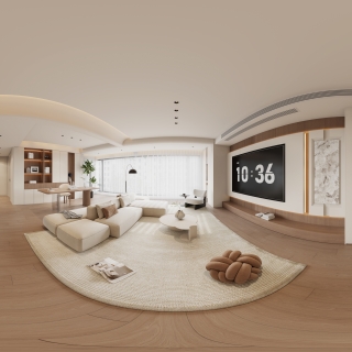 1现代中古风客餐厅