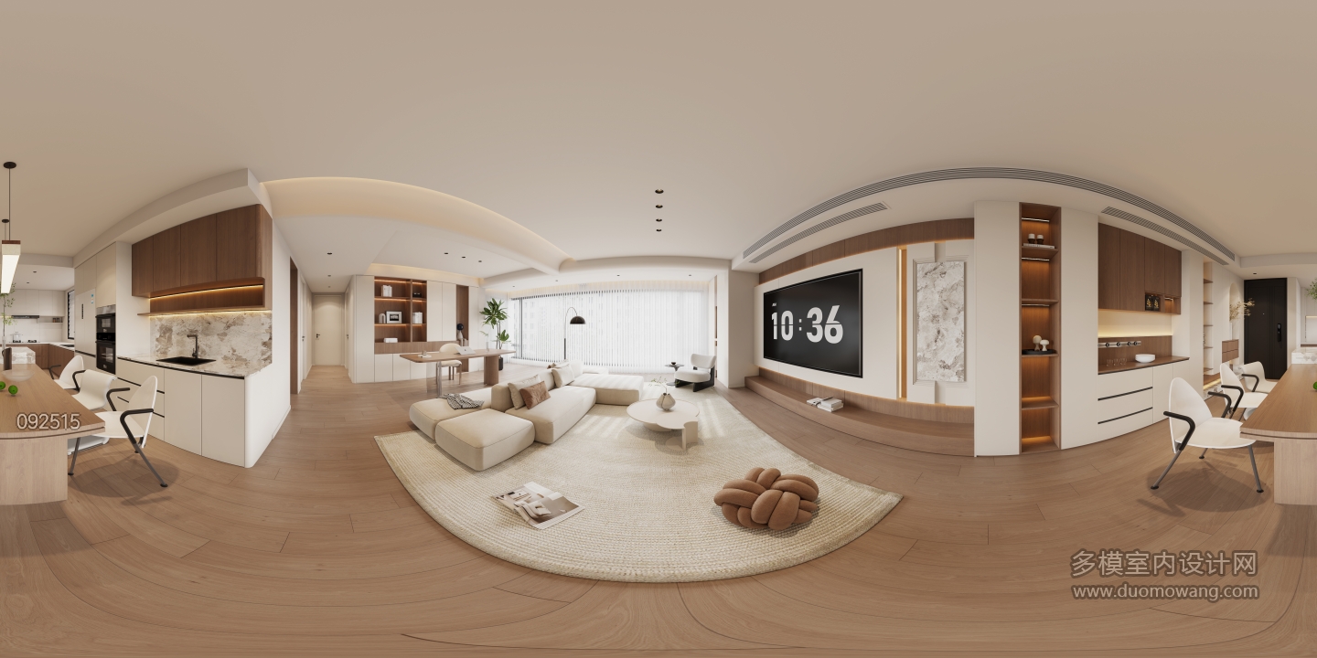 1现代中古风客餐厅