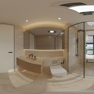 现代 主卫 全景