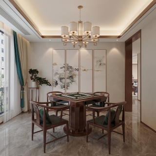 新中式娱乐室单张