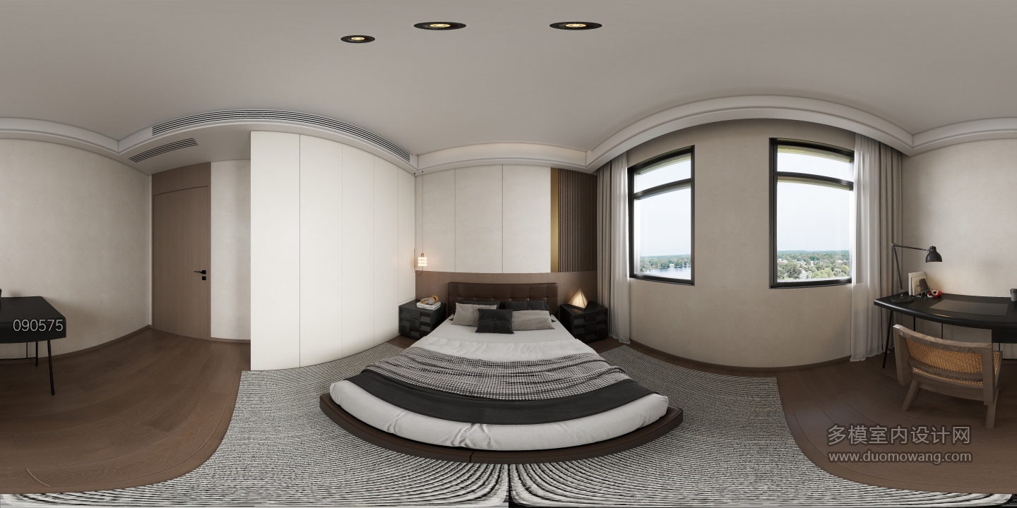 意式轻奢-二楼客卧