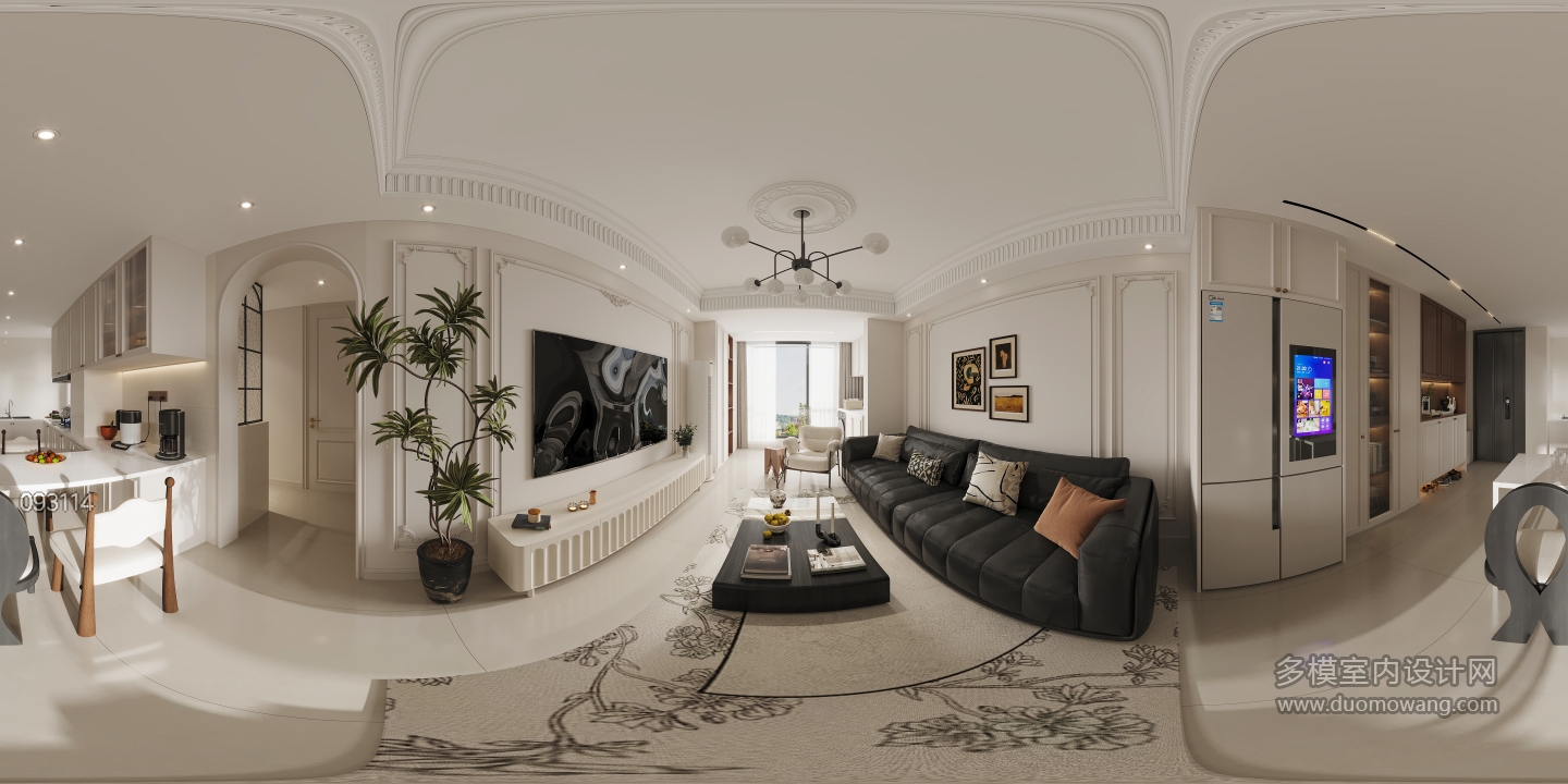 法式客餐厅全景