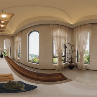 五楼书法室全景