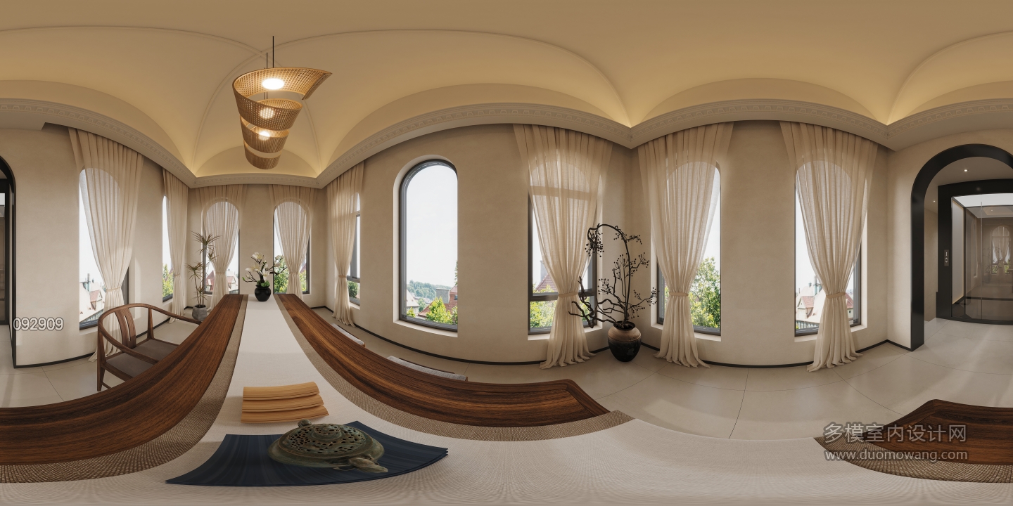 五楼书法室全景