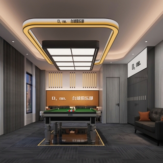 现代台球室台球包房2静态 (1)