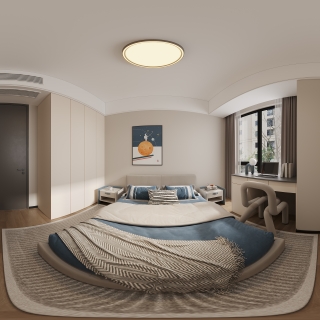 现代儿童房全景