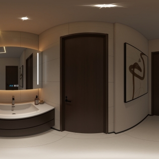 意式负二楼卫生间干区