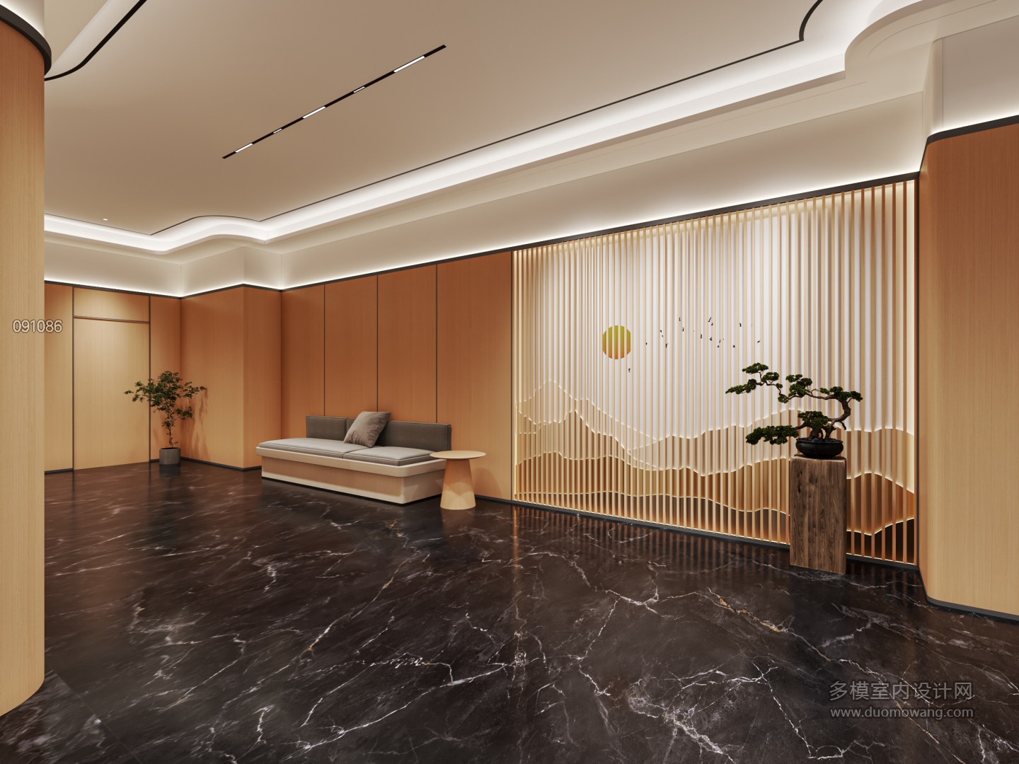 现代酒店大厅单张2