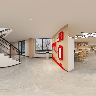 现代社区1F楼梯区