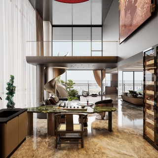 现代茶室特写 (2)