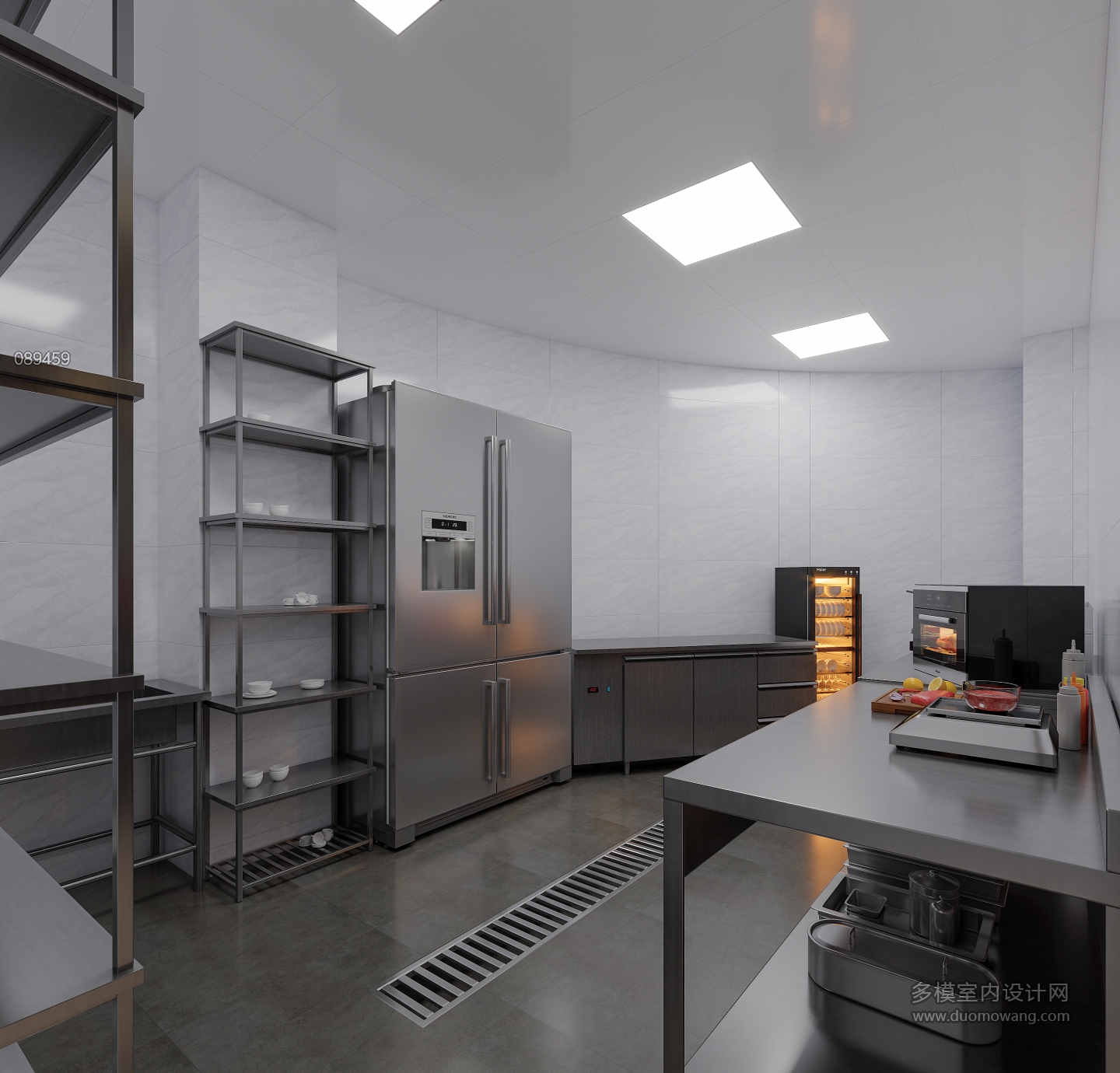 工业会展中心轻食店厨房