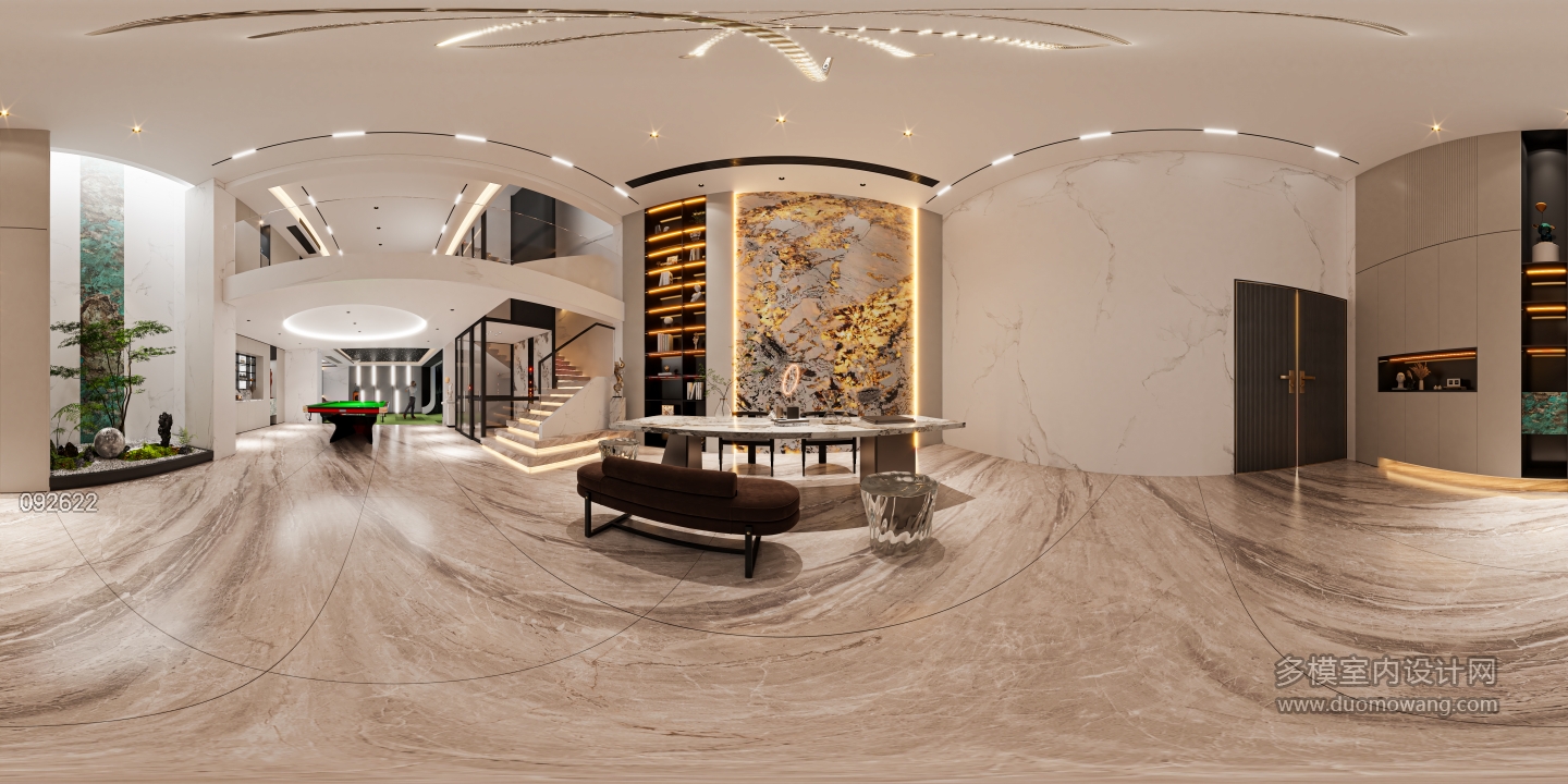 现代负二茶室 360