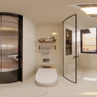 美式卫生间全景