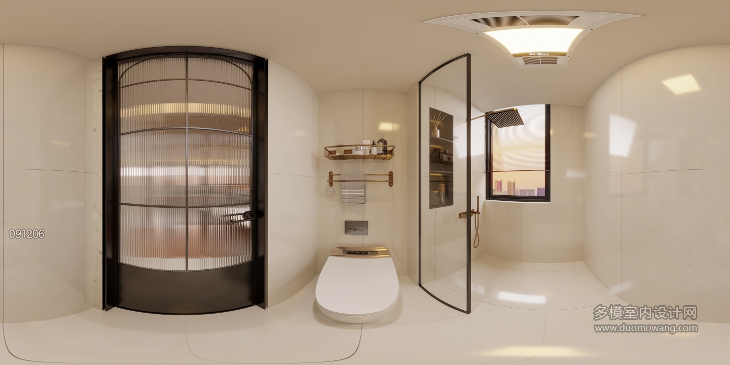 美式卫生间全景