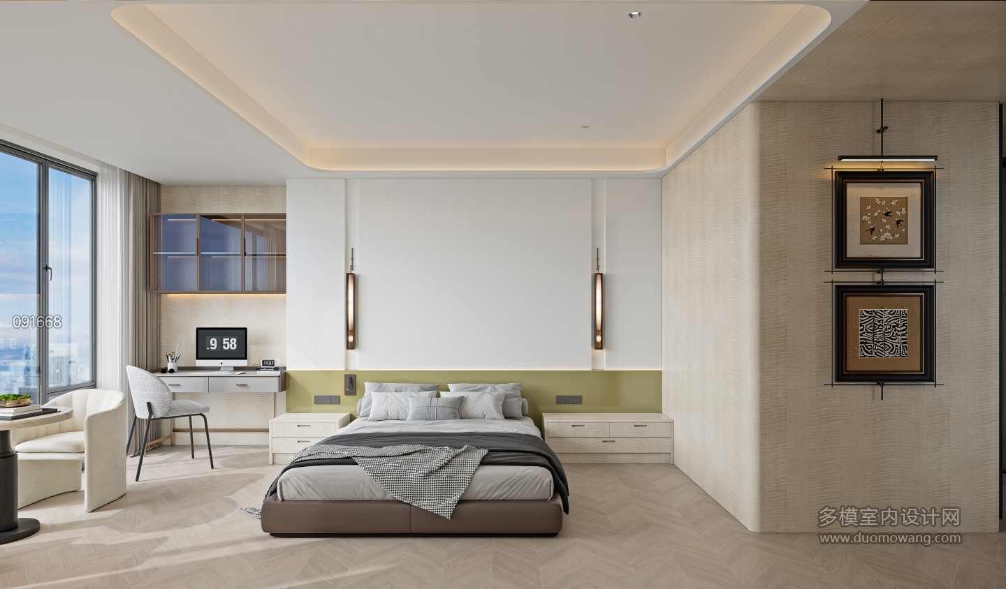 晓风印翠1001_主卧室001