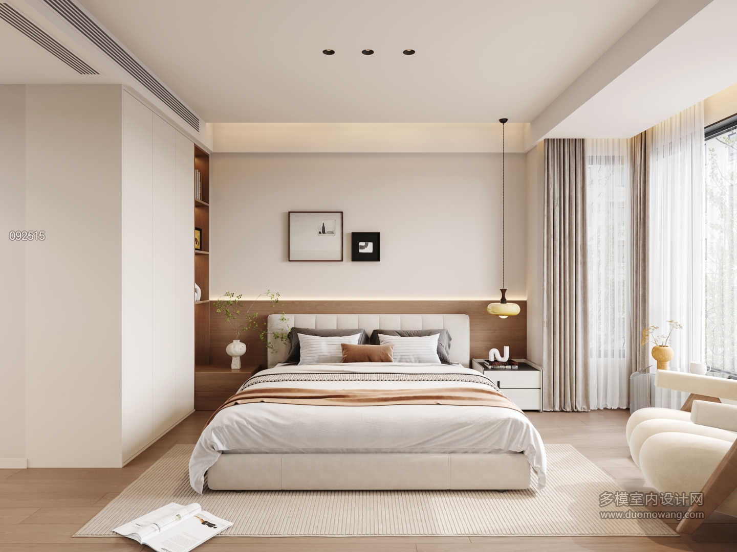 7现代中古风主卧单张