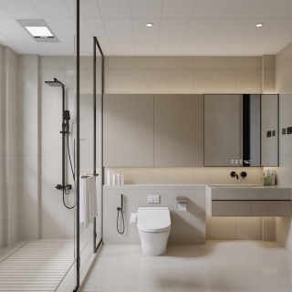 现代二楼_主卫静态